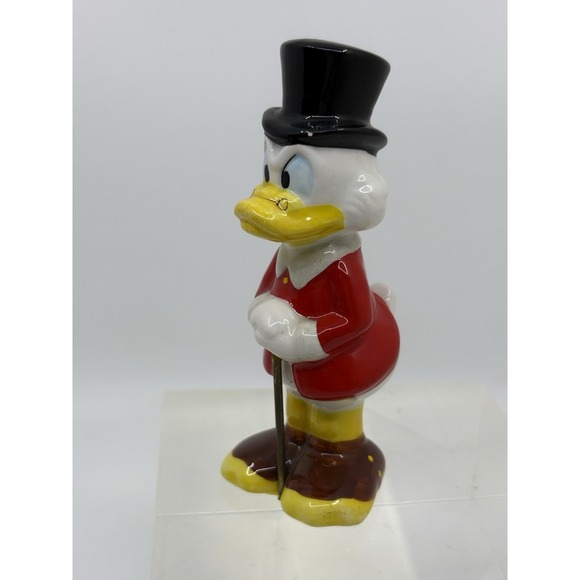 Disney Schmid Scrooge McDuck Ceramic Porcelain Figurine Ornament Ducktale Read* - Picture 2 of 5